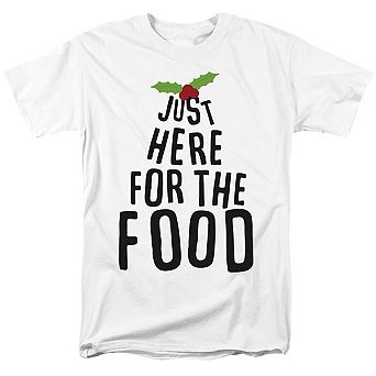 Just Here For The Christmas Food Unisex Adult T-shirt