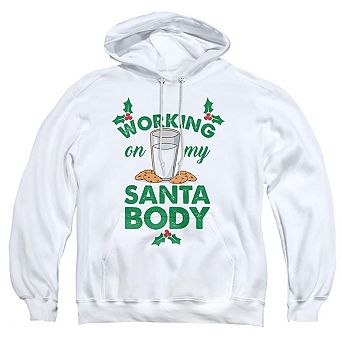 Working On My Santa Body Christmas Unisex Adult Pullover Hoodie