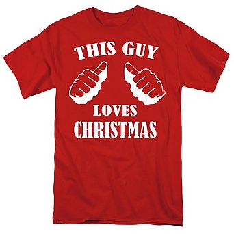 This Guy Loves Christmas Unisex Adult T-shirt