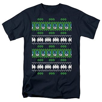 Batman Christmas Sweater Short Sleeve Adult T-shirt