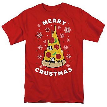 Merry Christmus Christmas Pizza Unisex Adult T-shirt
