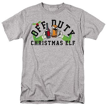 Off Duty Christmas Elf Unisex Adult T-shirt