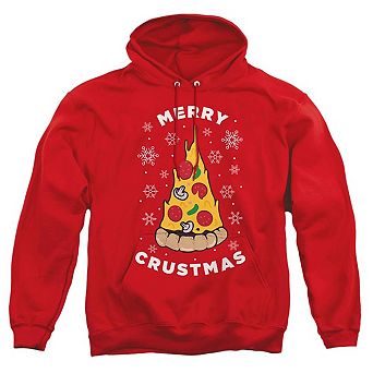 Merry Christmus Christmas Pizza Unisex Adult Pullover Hoodie