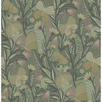 WallPops Pip & Lo Papillion Flutter Peel & Stick Wallpaper