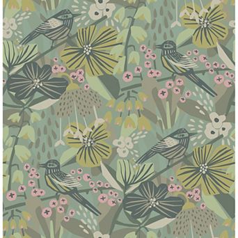 WallPops Pip & Lo Jaybird Peel & Stick Wallpaper