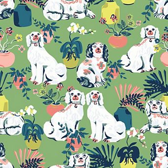 WallPops PrintFresh Good Dog Peel & Stick Wallpaper