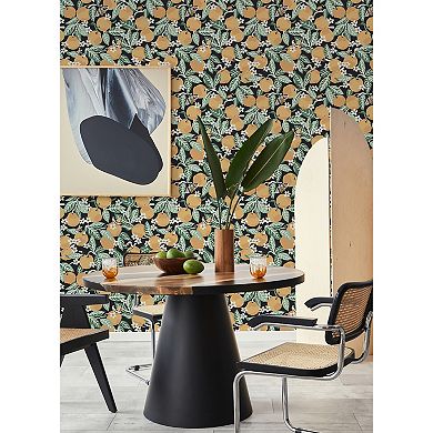 WallPops PrintFresh Orange Grove Peel & Stick Wallpaper