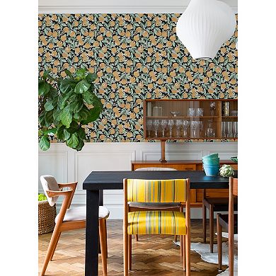 WallPops PrintFresh Orange Grove Peel & Stick Wallpaper