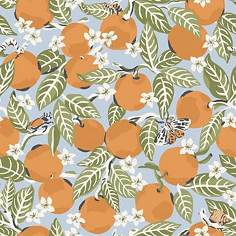 WallPops PrintFresh Orange Grove Peel & Stick Wallpaper