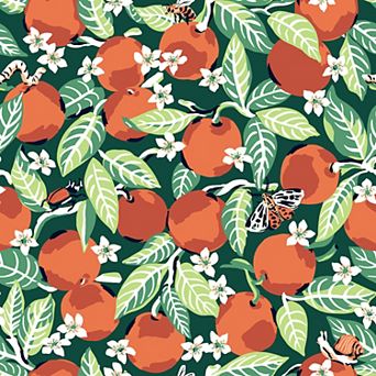WallPops PrintFresh Orange Grove Peel & Stick Wallpaper