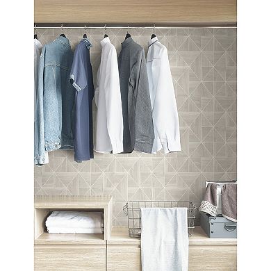 WallPops Lazlo Taupe Peel and Stick Wallpaper