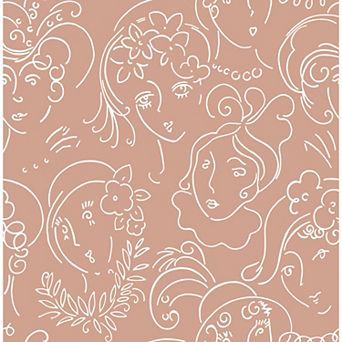WallPops Lovely Ladies Who Lunch Novelty Peel & Stick Wallpaper