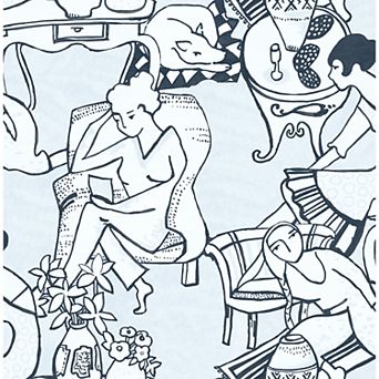 WallPops Illustrative Leisure Ladies Novelty Peel & Stick Wallpaper