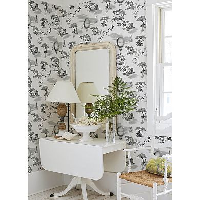 WallPops Whimsy Fairytale Toille Novelty Peel & Stick Wallpaper
