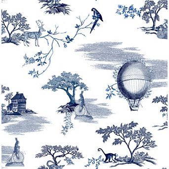 WallPops Whimsy Fairytale Toille Novelty Peel & Stick Wallpaper