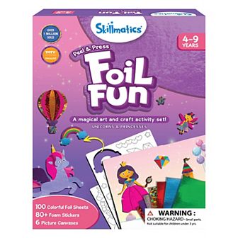 Skillmatics Foil Fun Magical Princesses and Unicorns Activity Craft Kit