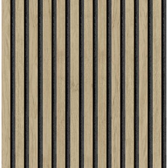 WallPops Slat Wood Oak Peel and Stick Wallpaper