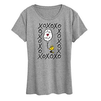 Women's Peanuts Woodstock XOXO Graphic Tee