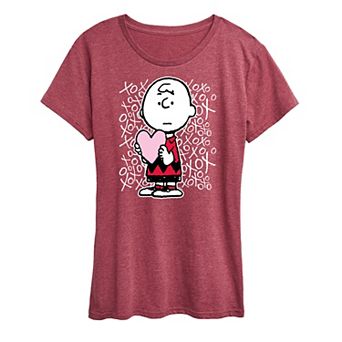 Women's Peanuts Charlie Brown XOXO Graphic Tee