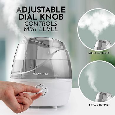 Zulay Kitchen Cool Mist Humidifiers For Bedroom (2.2L Water Tank)