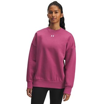 Women's Under Armour Oversized Fleece Crew Pullover