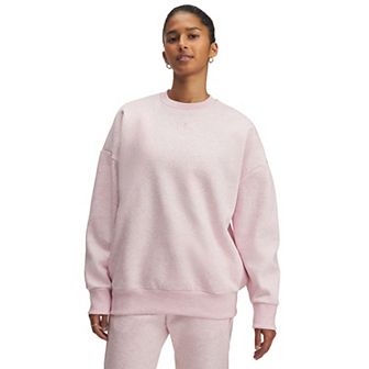 Women's Under Armour Oversized Fleece Crew Pullover