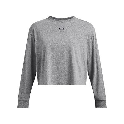 売れ筋商品|||アンダーアーマー カットソー トップス レディース Women's Rival Ribbed Cropped T-Shirt White UA Rival Rib Women's Tank | Under Armour