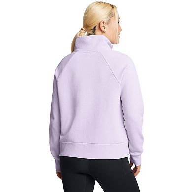 Women's Under Armour Rival Fleece Textured Half Zip Top