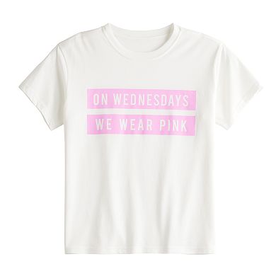 Juniors' Mean Girls "On Wednesdays We Wear Pink" Graphic Tee