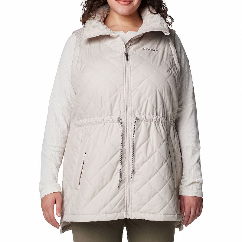 Plus Size Columbia Copper Crest II Mid Vest, Women's, Size: 3XL, Dark Grey