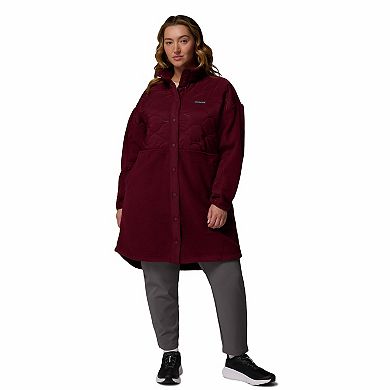 Plus Size Columbia Cloud Point Long Fleece Jacket