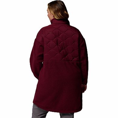Plus Size Columbia Cloud Point Long Fleece Jacket