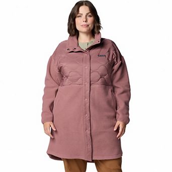 Plus Size Columbia Cloud Point Long Fleece Jacket