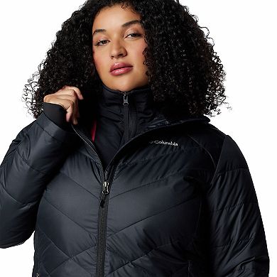 Plus Size Columbia Heavenly Long Hooded Jacket