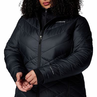 Plus Size Columbia Heavenly Long Hooded Jacket