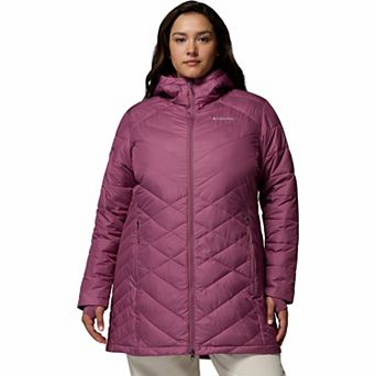 Plus Size Columbia Heavenly Long Hooded Jacket