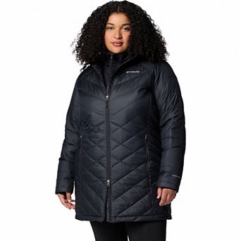 Plus Size Columbia Heavenly Long Hooded Jacket