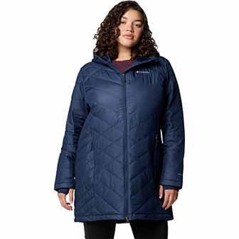Plus Size Columbia Heavenly Long Hooded Jacket