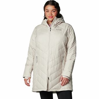 Plus Size Columbia Heavenly Long Hooded Jacket