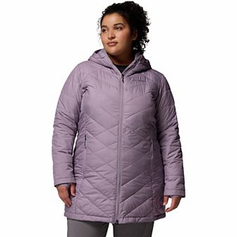 Plus Size Columbia Heavenly Long Hooded Jacket