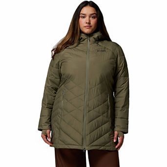 Plus Size Columbia Heavenly Long Hooded Jacket
