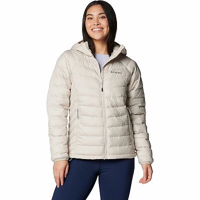 Columbia Women s Powder Lite II Hooded Jacket M Beige