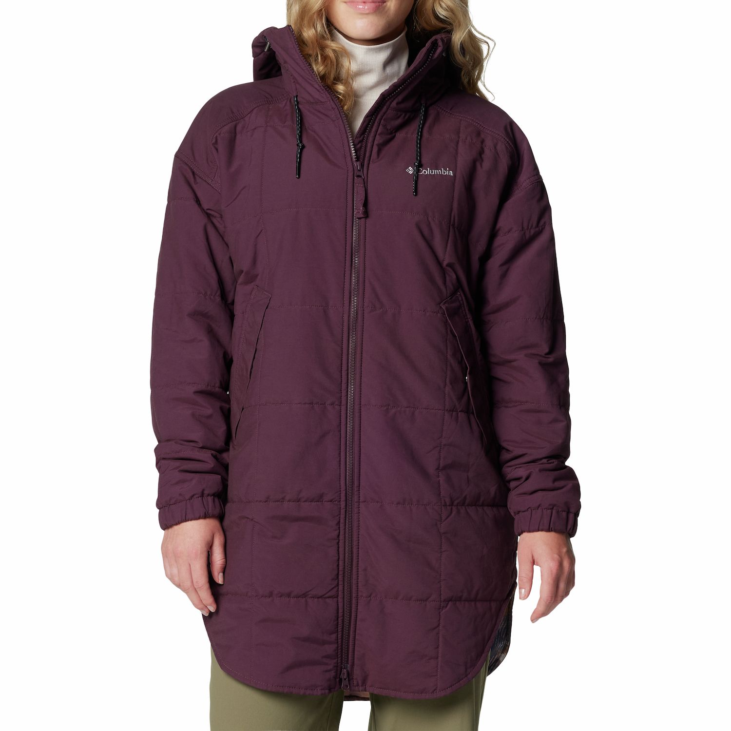 【超希少❗️】極暖columbia ダイヤキルティングジャケット　パープル　L Women's Columbia Chatfield Hill II Parka Jacket