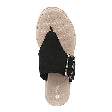 Bzees Bay Women's Washable Thong Sandals