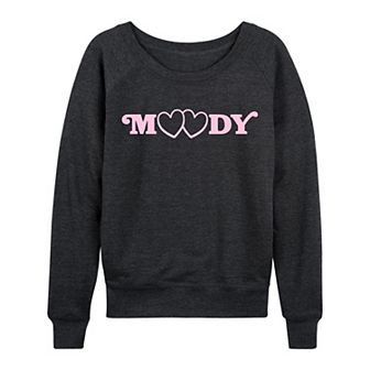 Women's Moody Hearts French Terry Long Sleeve Tee