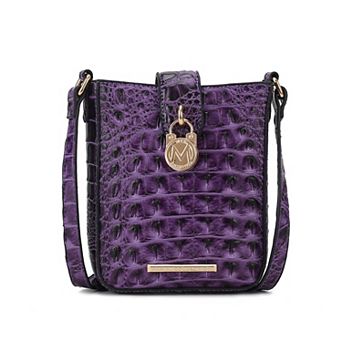 Mkf Collection Avery Faux Crocodile Embossed Women’s Crossbody Bag By Mia K