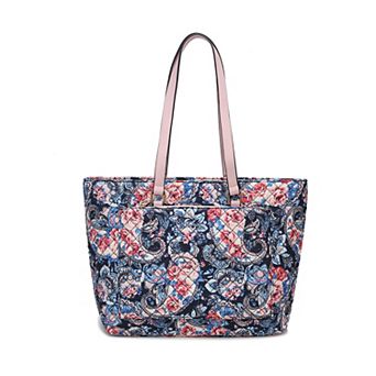 Mkf Collection Hallie Quilted Cotton Botanical Pattern Women’s Tote Bag By Mia K