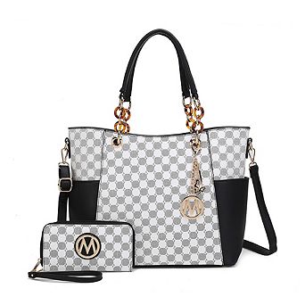 MKF Collection Merlina 2 pc Women Tote Handbag With Wallet By Mia K