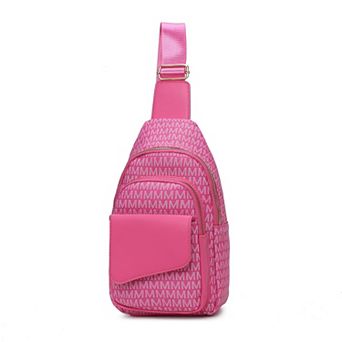 MKF Collection Kace M Logo Printed Women’s Sling Bag by Mia K