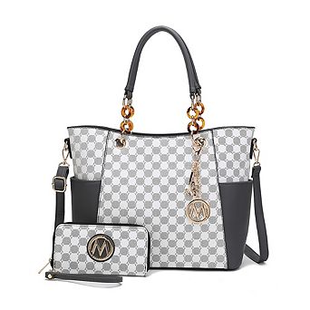 MKF Collection Merlina 2 pc Women Tote Handbag With Wallet By Mia K